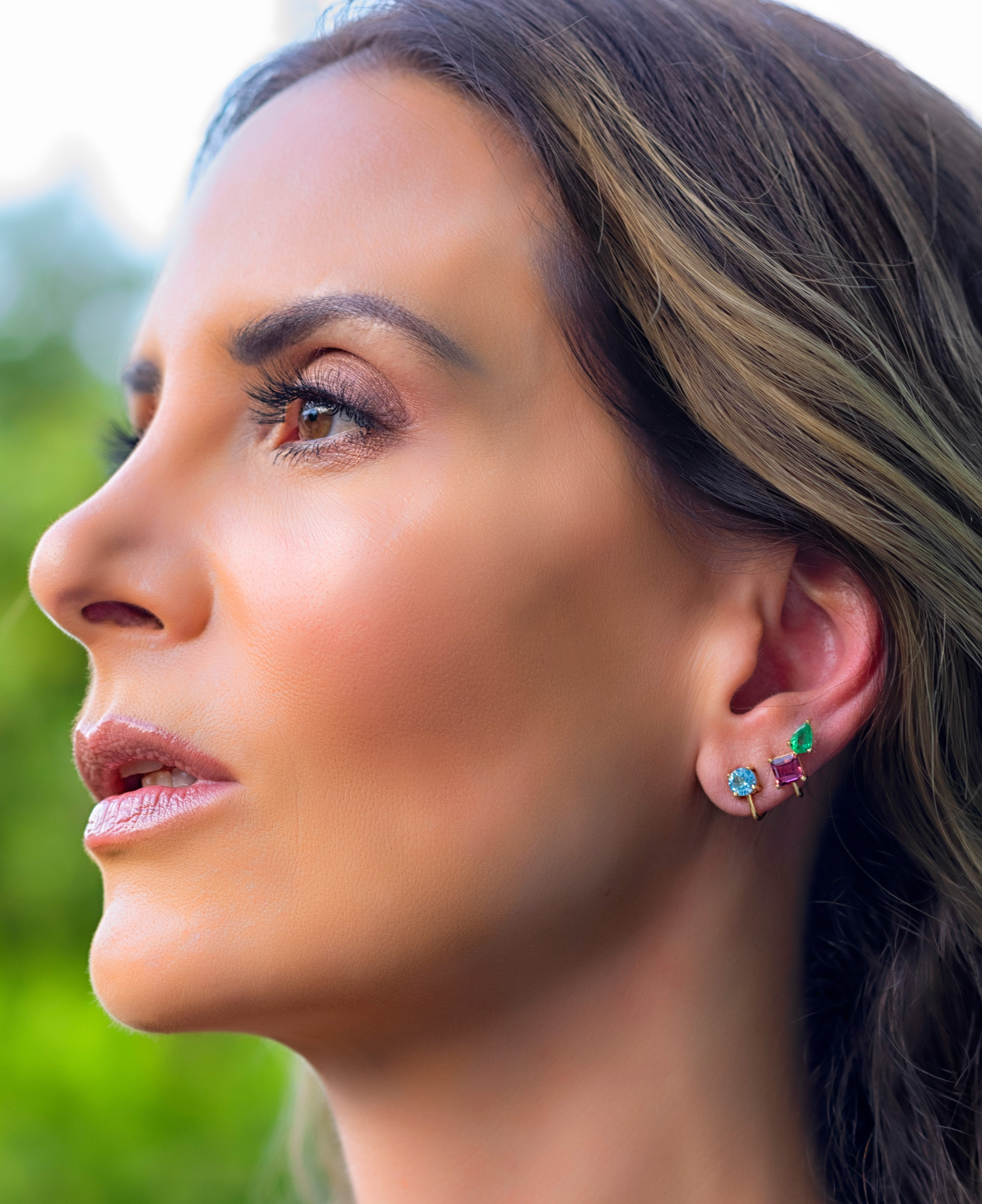 ☆人気☆【TATIANA】☆Moissanite Ear Jacket Earrin.g☆ MUSINSA | TATIANA (Silver 925) Standard Rose Ear Jacket
